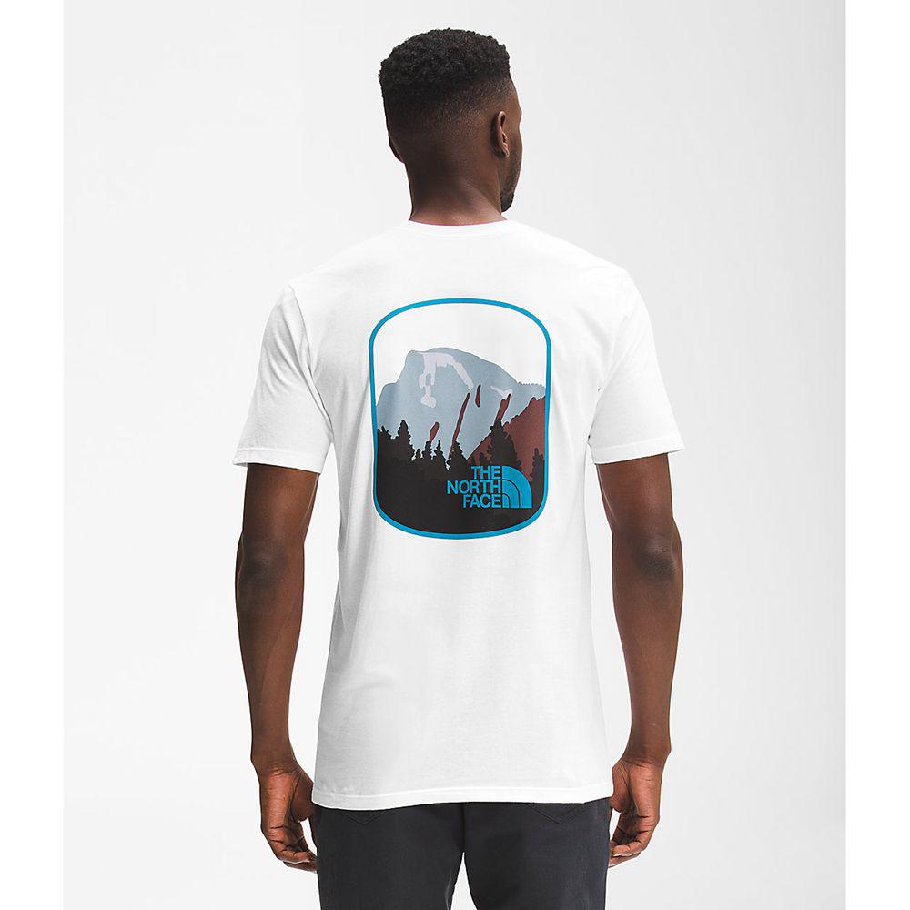 The North Face Κοντό Μανίκι Parks Ανδρικα T Shirt - Ασπρα (VWFA54312)
